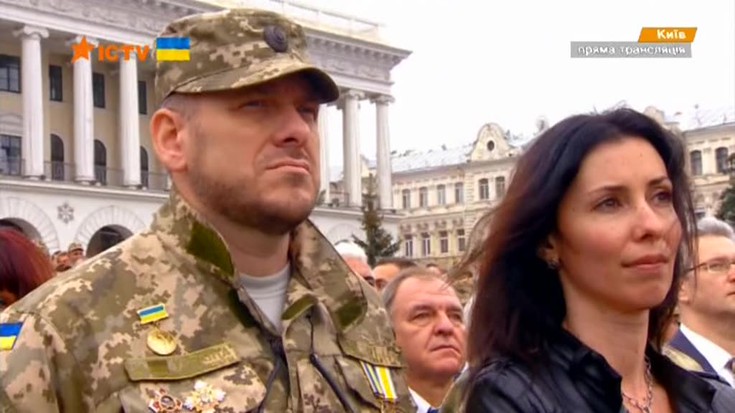 Военный парад в Киеве ко Дню Нез…