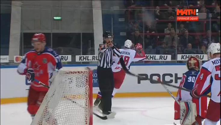 Хоккей. КХЛ 2017/2018. ЦСКА - Ло…