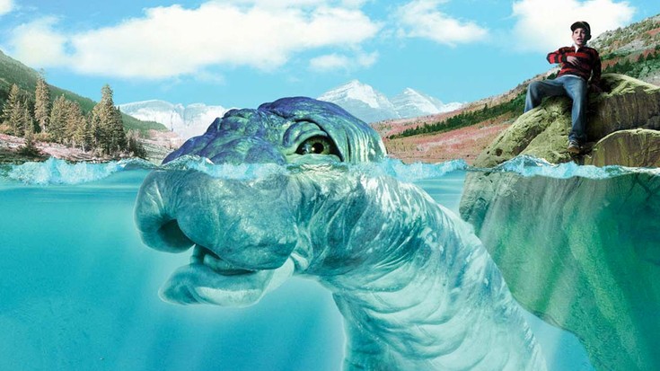 Динозавр Ми-Ши - хозяин озера