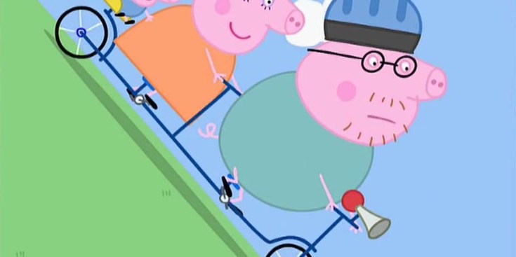 Смотреть "Свинка Пеппа. 85 серия. Велопрогулка" онлайн. Мультфильм - eTVnet
