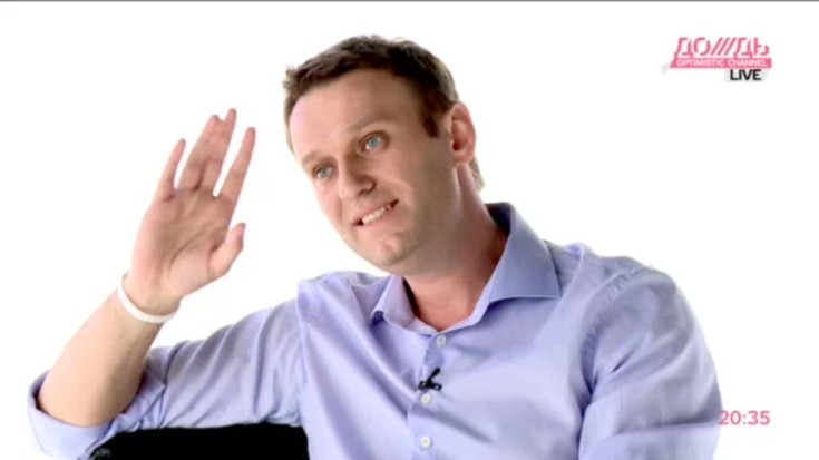 Собчак живьем. Алексей Навальный