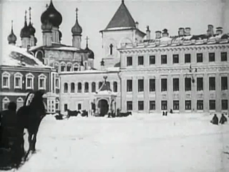 Москва под снегом 1908