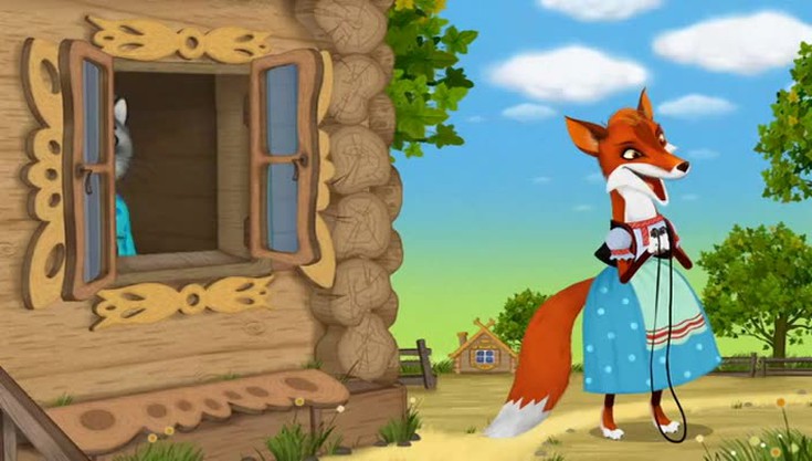 Смотреть "Masha's Tales. Episode 22. The Fox and the Rolling Pin ...