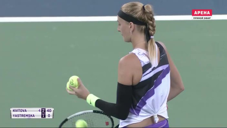 Теннис. Турнир WTA 2019 в Ухане,…