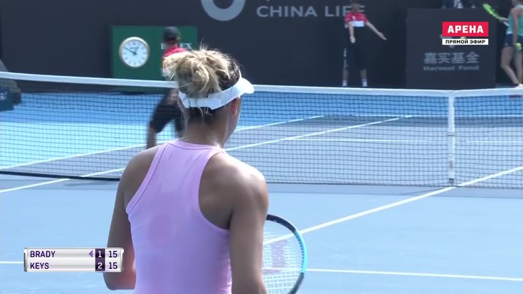 Теннис. Турнир WTA 2019 в Пекине…