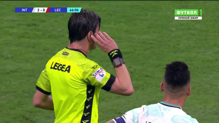Смотреть "Футбол. Чемпионат Италии 2022/203. Интер - Лечче. 2 тайм ...