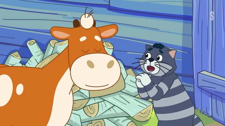 Смотреть "Простоквашино. 72 серия. Переводчик" онлайн. Мультфильм - eTVnet