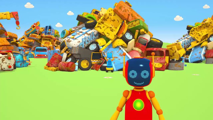 Смотреть \"Грузовичок Лева. 78 серия. Бешеный кран\" онлайн. Мультфильм ...