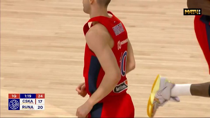 Смотреть "Баскетбол. Единая лига ВТБ 2023/2024. ЦСКА - Руна (Москва ...